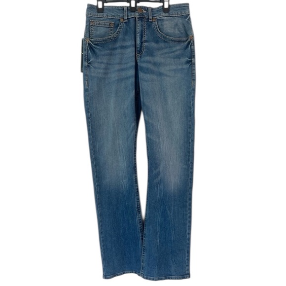 Rock 47 By Wrangler Other - Rock 47 by Wrangler Men Blue Denim Jeans Size 33x 36 Slim Boot Style